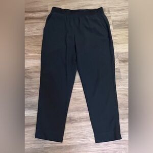 Women's Peach Black Casual Joggers